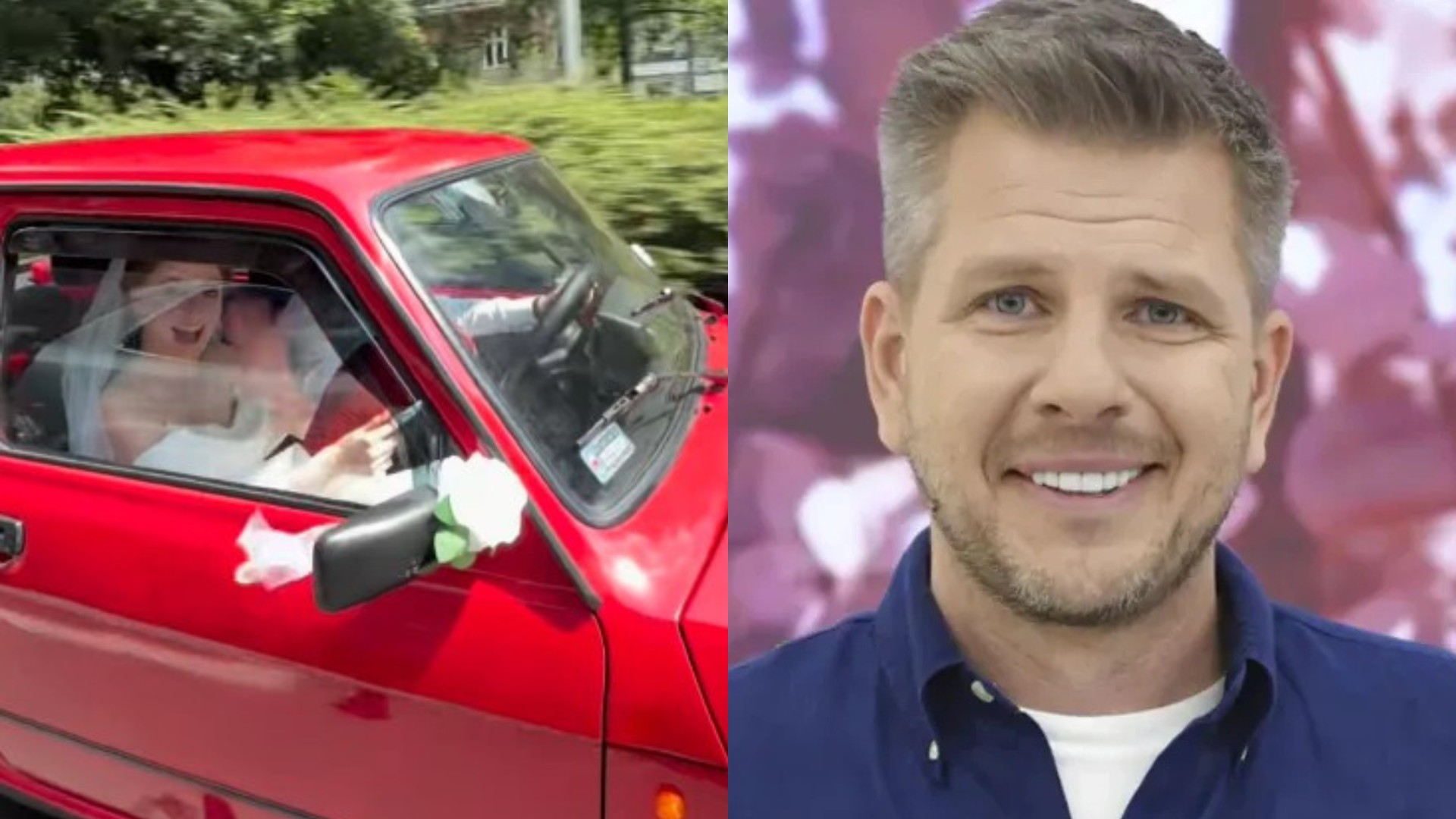 Filip Chajzer najpierw przyjął bierzmowanie, teraz wrzucił wideo ze ślubu. Tak nazwał 19-letnią ukochaną