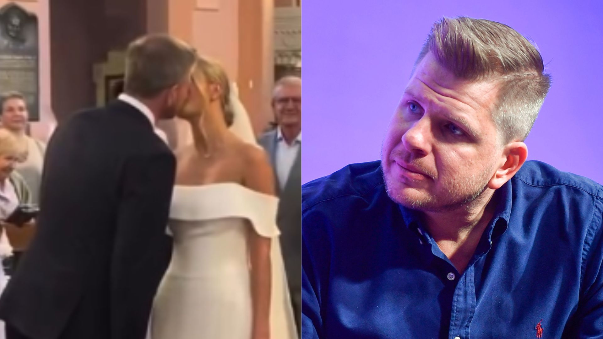 Szokujące zachowanie teścia Filipa Chajzera na jego ślubie z Bianką. Tego nie dało się ukryć!
